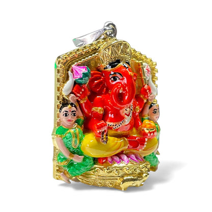 925 Silver Siddhivinayak Ganapati Pendant | Divine Ganesha Spiritual Jewellery – Shukan Jewellers