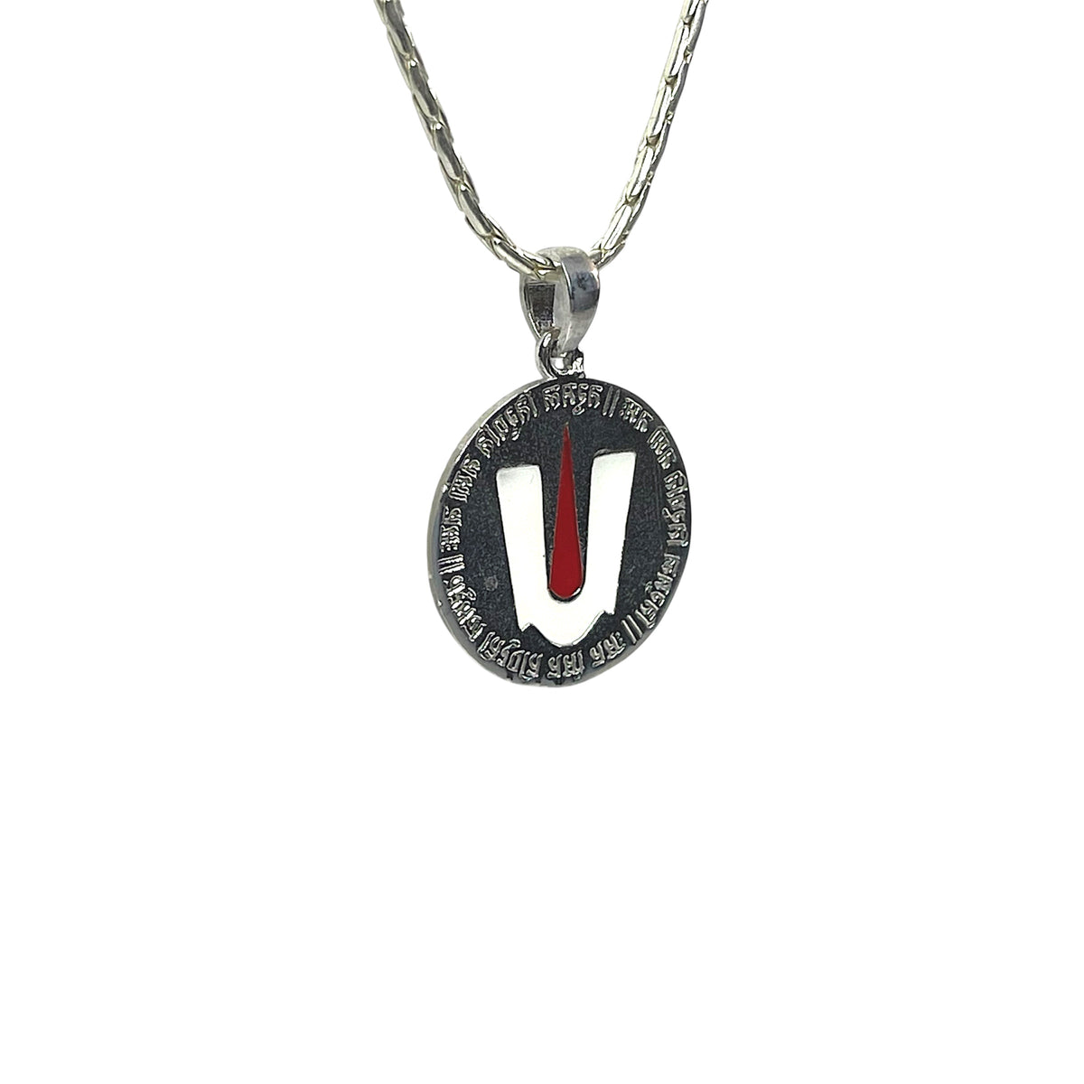 925 silver Balaji Tilak locket angle
