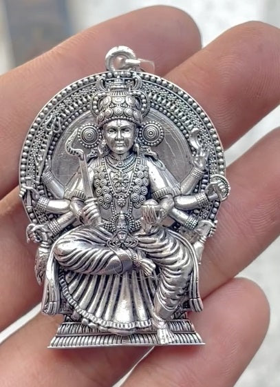 Kodungallur Bhagavathy Amma 925 Silver Pendant