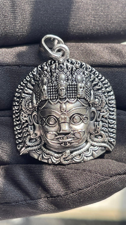 Kaal Bhairav 925 Silver Pendant