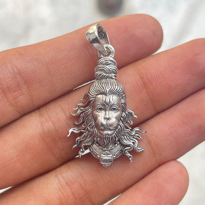 Hanumanji Face 925 Silver Pendant