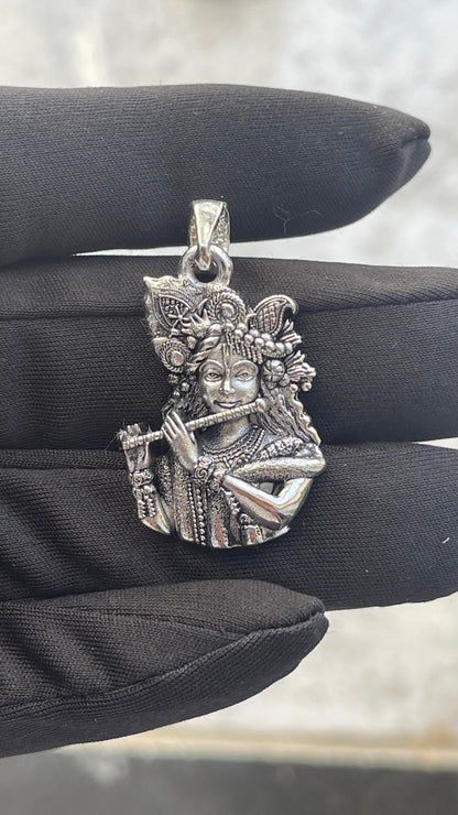 Premium Hare Krishna pendant for temple wear