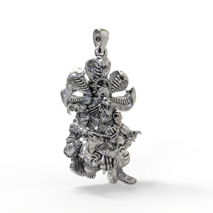 Narasimha 925 Silver Pendant