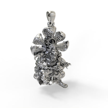 Narasimha 925 Silver Pendant