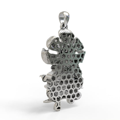 Narasimha 925 Silver Pendant