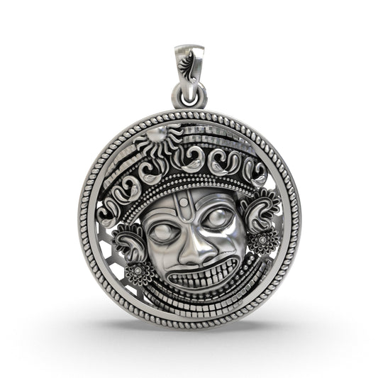 925 Silver Kashtbhanjandev Salangpur Hanumanji Pendant | Protection & Strength – Shukan Jewellers