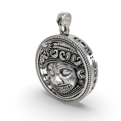 925 Silver Kashtbhanjandev Salangpur Hanumanji Pendant | Protection & Strength – Shukan Jewellers