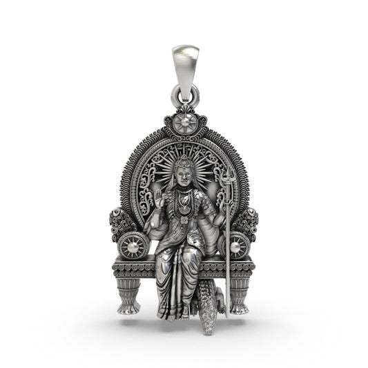 925 Silver Khodiyar Maa Pendant925 Silver Khodiyar Maa Pendant | Khodiyar Mata Devotional Spiritual Jewellery – Shukan Jewellers