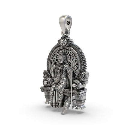 925 Silver Khodiyar Maa Pendant925 Silver Khodiyar Maa Pendant | Khodiyar Mata Devotional Spiritual Jewellery – Shukan Jewellers
