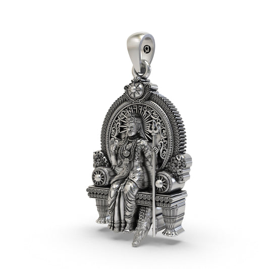 925 Silver Khodiyar Maa Pendant925 Silver Khodiyar Maa Pendant | Khodiyar Mata Devotional Spiritual Jewellery – Shukan Jewellers