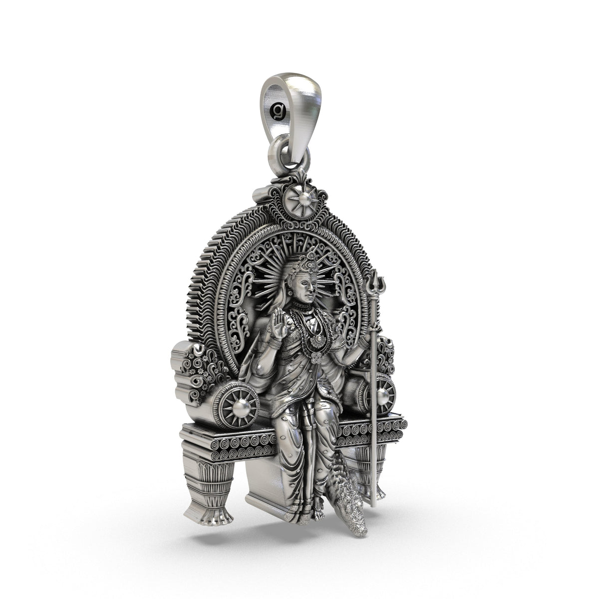 925 Silver Khodiyar Maa Pendant925 Silver Khodiyar Maa Pendant | Khodiyar Mata Devotional Spiritual Jewellery – Shukan Jewellers