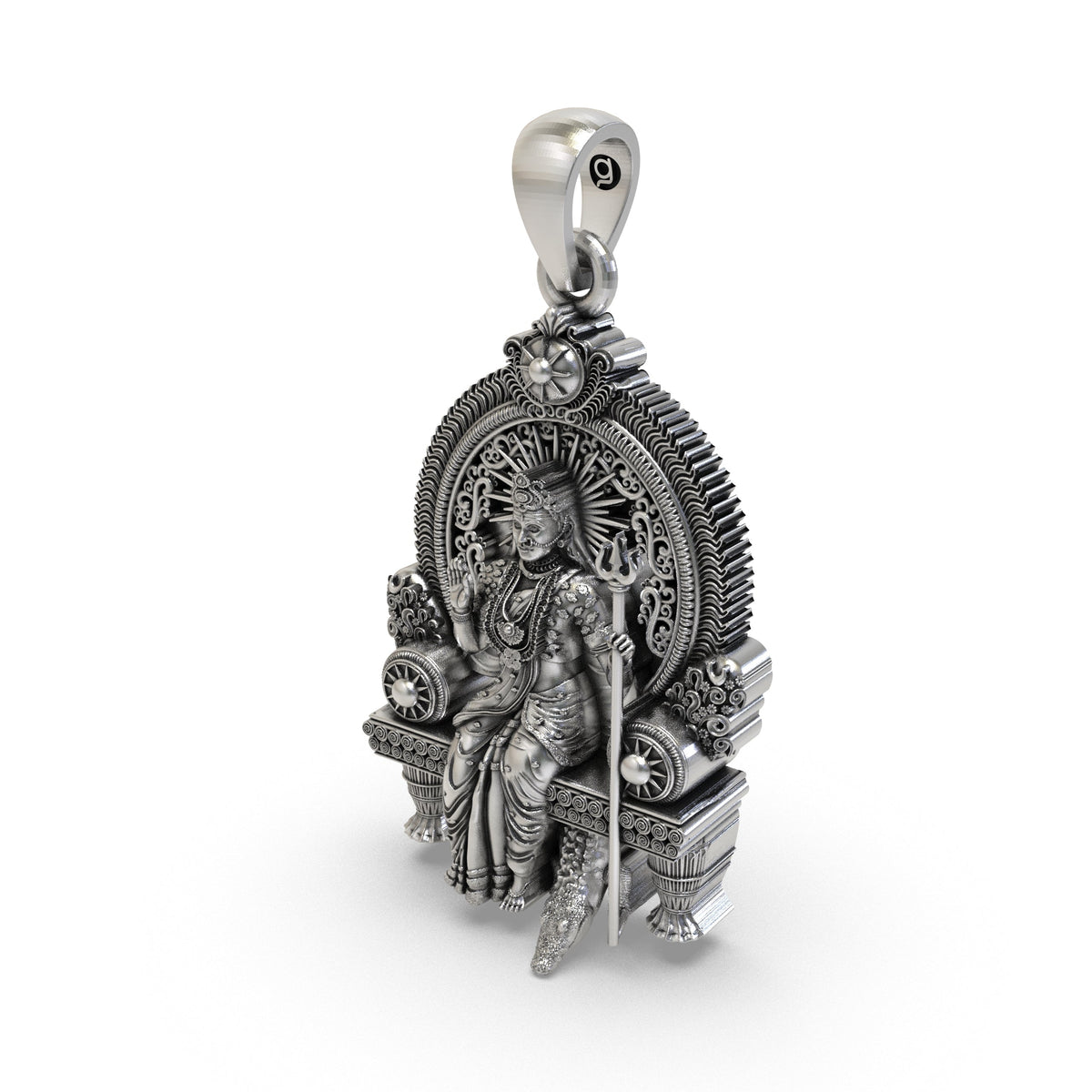 925 Silver Khodiyar Maa Pendant925 Silver Khodiyar Maa Pendant | Khodiyar Mata Devotional Spiritual Jewellery – Shukan Jewellers