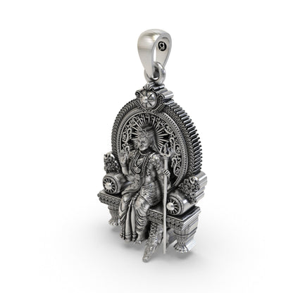 925 Silver Khodiyar Maa Pendant925 Silver Khodiyar Maa Pendant | Khodiyar Mata Devotional Spiritual Jewellery – Shukan Jewellers