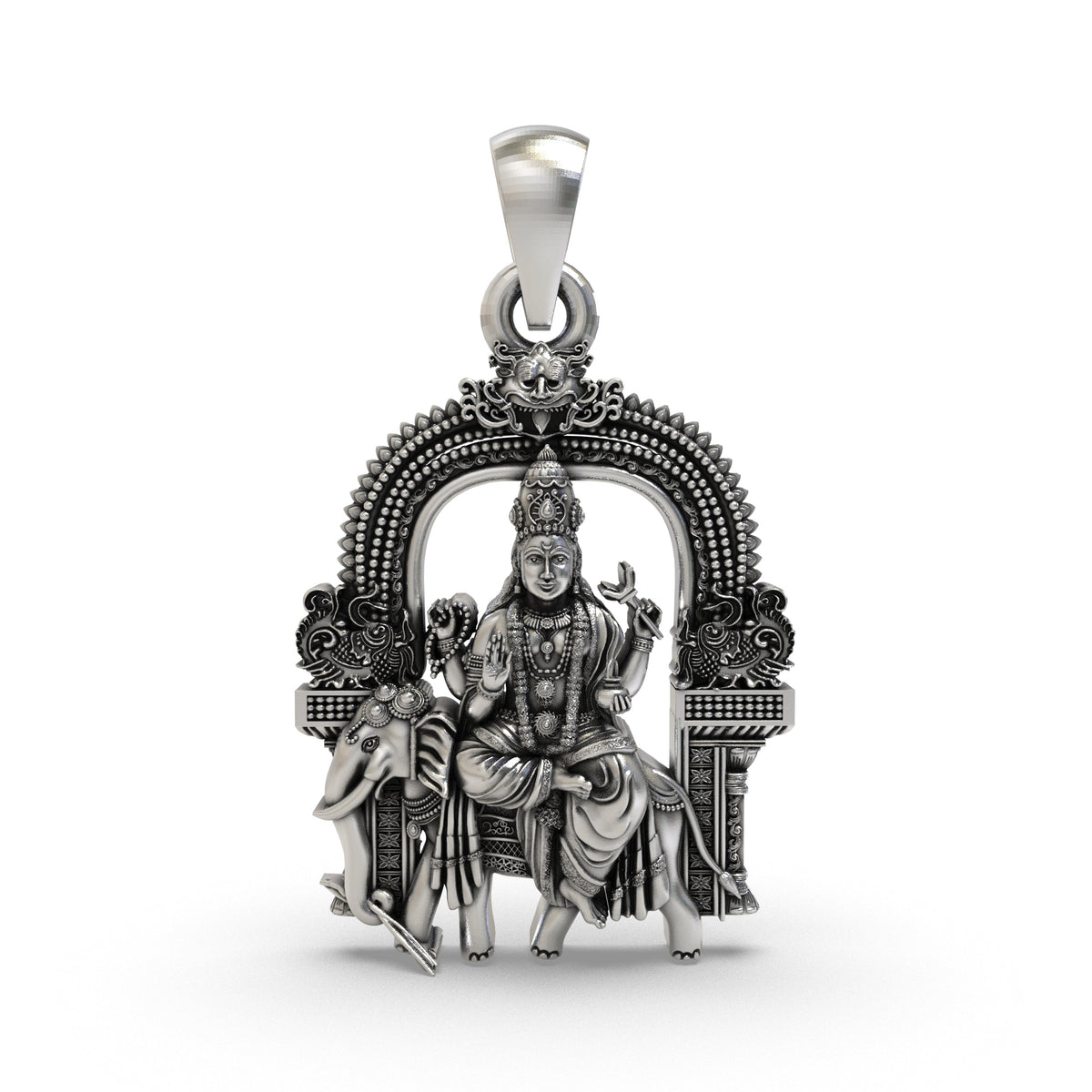925 Silver Brihaspati Pendant | Guru Graha (Jupiter) Navagraha Locket – Shukan Jewellers