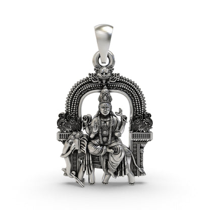 925 Silver Brihaspati Pendant | Guru Graha (Jupiter) Navagraha Locket – Shukan Jewellers