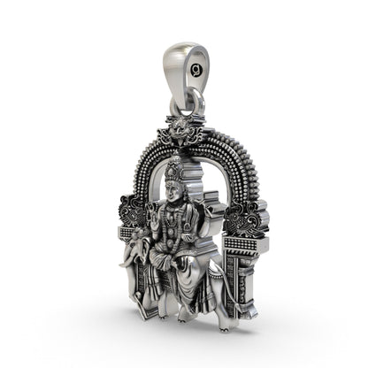 925 Silver Brihaspati Pendant | Guru Graha (Jupiter) Navagraha Locket – Shukan Jewellers