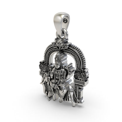 925 Silver Brihaspati Pendant | Guru Graha (Jupiter) Navagraha Locket – Shukan Jewellers