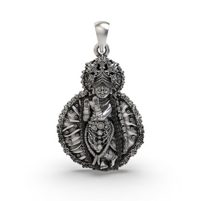 925 Silver Radha Vallabha Sampradaya Pendant