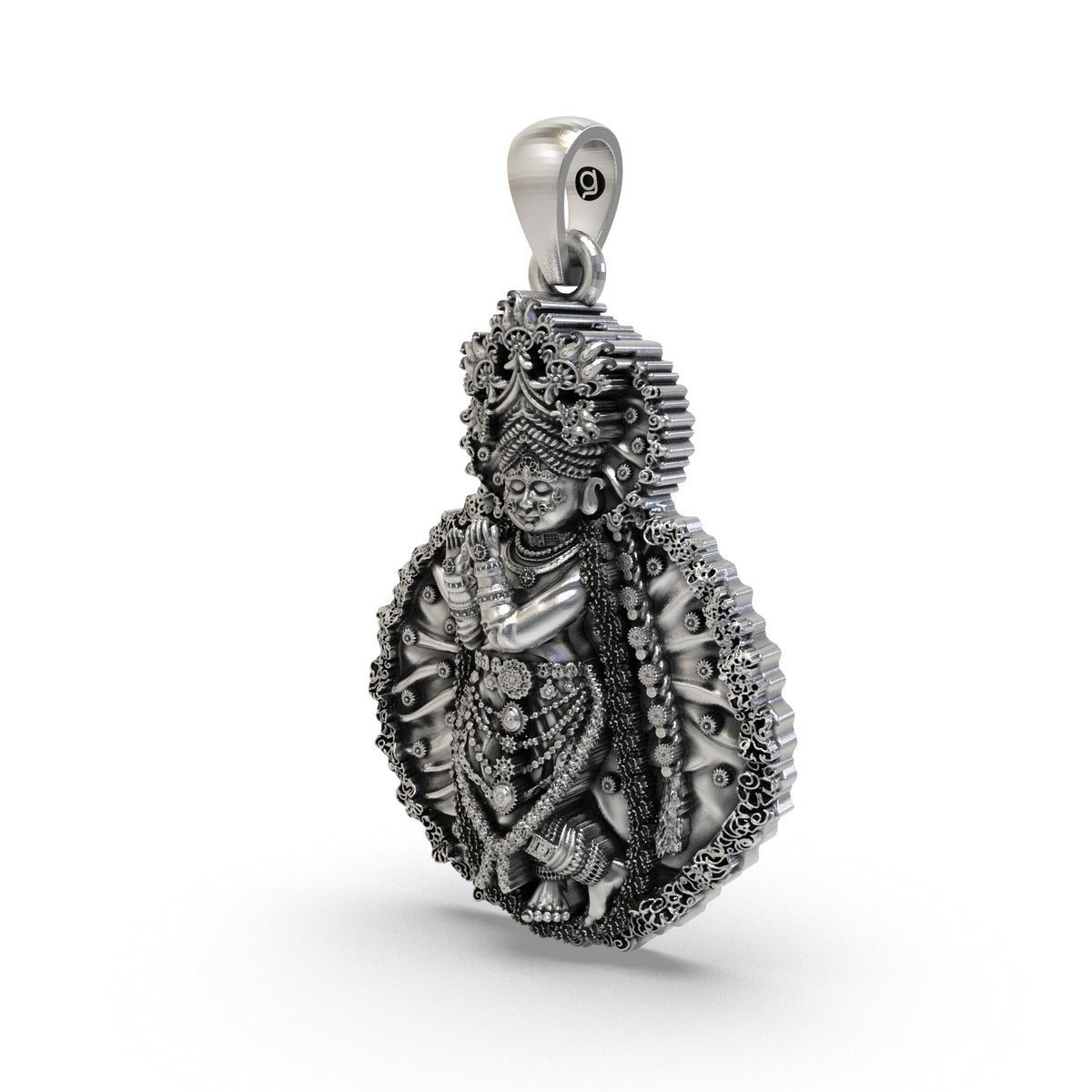 925 Silver Radha Vallabha Sampradaya Pendant