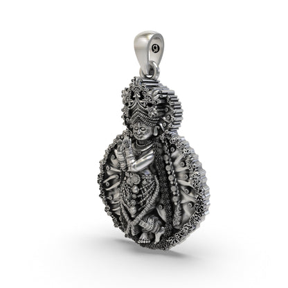 925 Silver Radha Vallabha Sampradaya Pendant