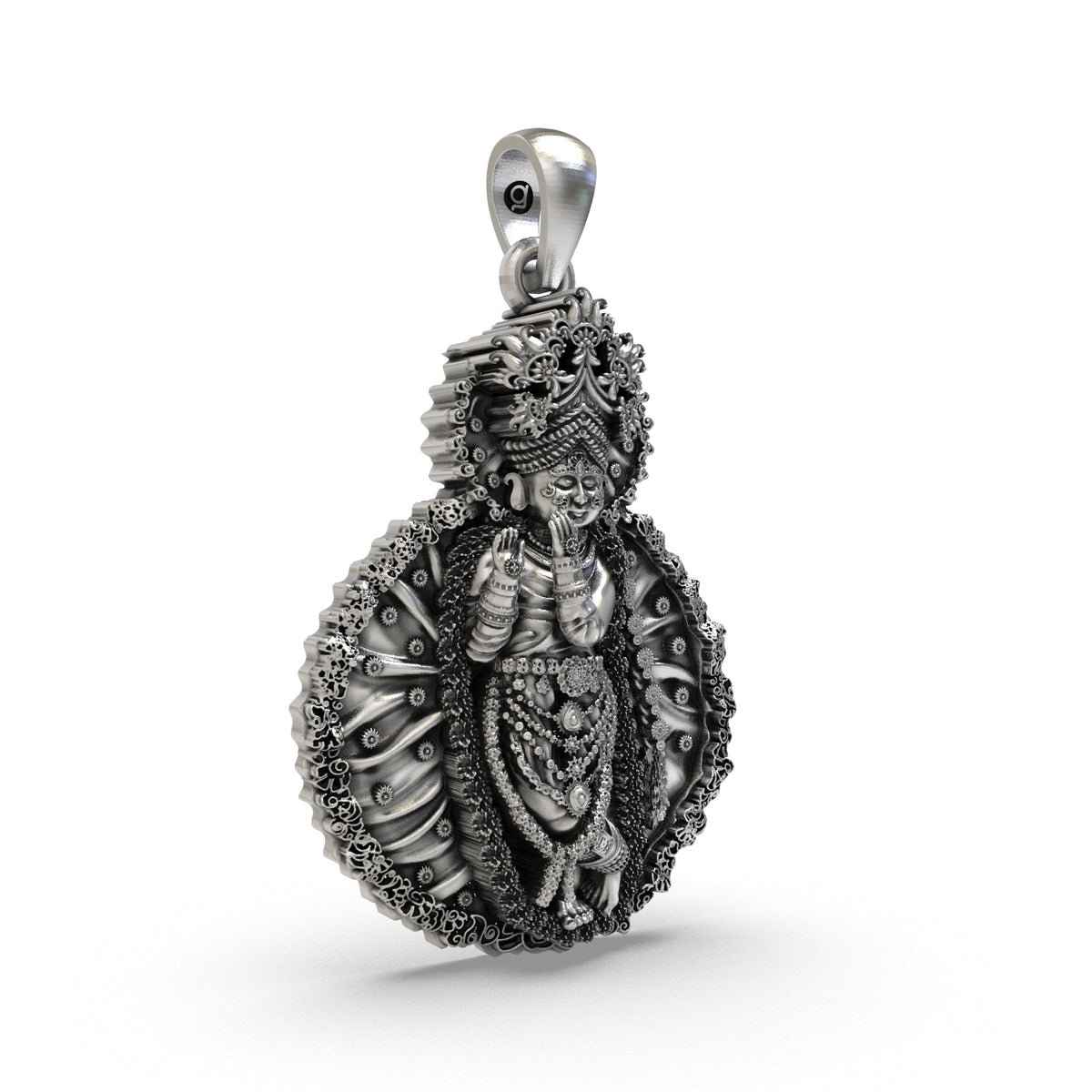 925 Silver Radha Vallabha Sampradaya Pendant