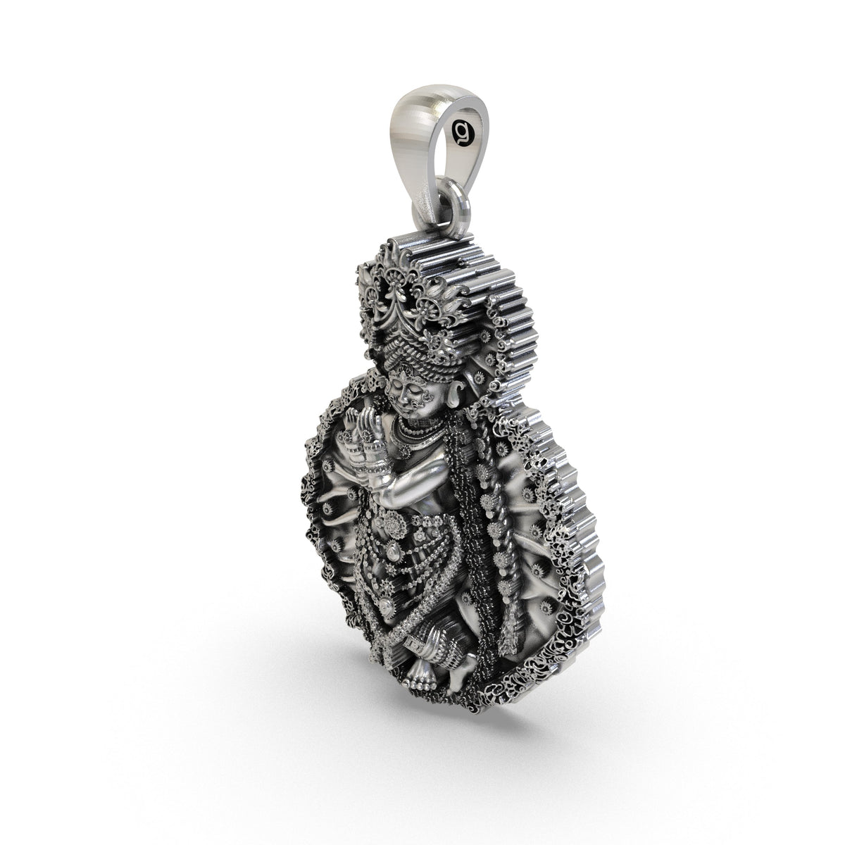 925 Silver Radha Vallabha Sampradaya Pendant