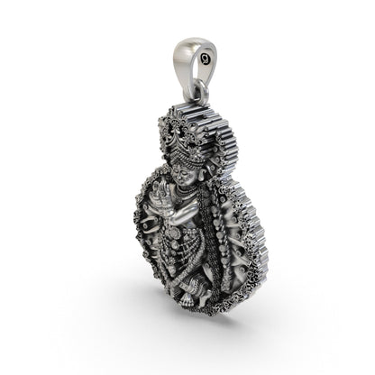 925 Silver Radha Vallabha Sampradaya Pendant