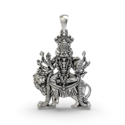 Pratyangira 925 Silver Pendant