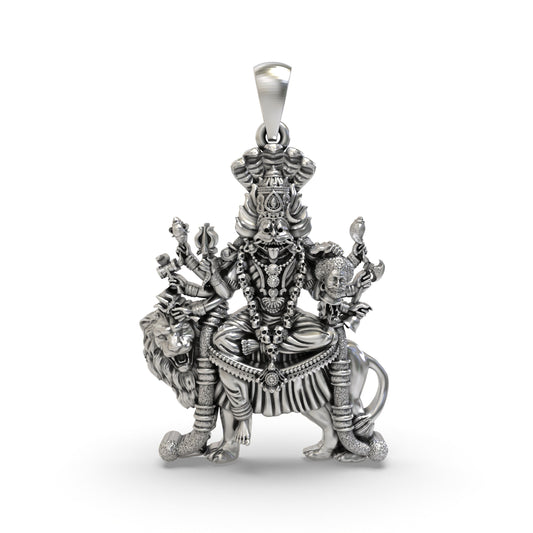 Pratyangira 925 Silver Pendant