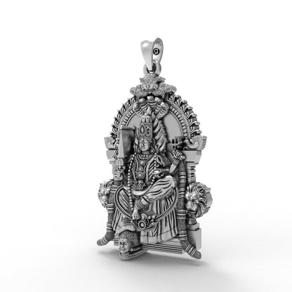 Divine Angala Parameswari 925 Silver Pendant